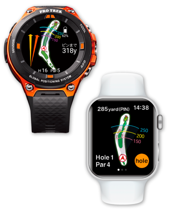 CASIO PRO TREK Smart／Apple Watch