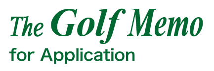 the Golf Memo for Applicationロゴ