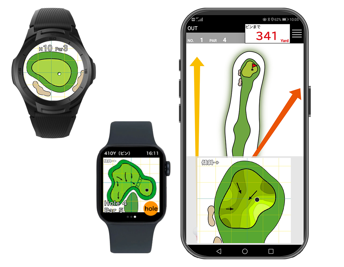 ゴルフ場コースナビアプリ「スマートゴルフナビ」 | 株式会社テクノ 